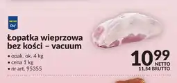 Makro Łopatka wieprzowa bez kości - vacuum METRO Chef oferta