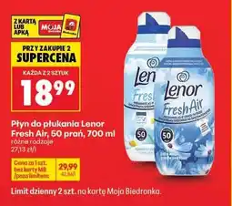 Biedronka Płyn do płukania tkanin Fresh Air 50 prań oferta