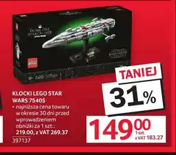 Selgros Klocki LEGO Star Wars 75405 oferta