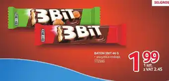 Selgros Baton 3Bit orzechowy oferta