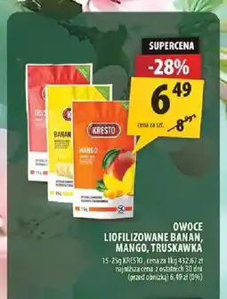 Arhelan Owoce liofilizowane Kresto banan oferta