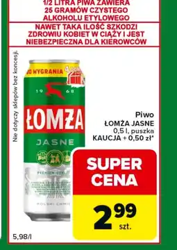 Carrefour Express Piwo Łomża oferta