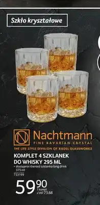 Selgros Komplet 4 szklanek do whisky 295ml Nachtmann oferta