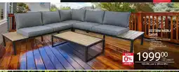 Selgros Zestaw mebli Oasis sofa 70x75x171,5cm sofa boczna 70x75x75cm stół 60x107,5cm oferta