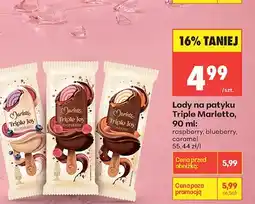 Biedronka Lody na patyku Triple Marletto raspberry oferta