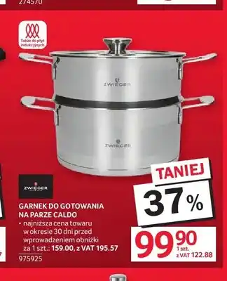 Selgros Garnek do gotowania na parze Caldo Zwieger oferta
