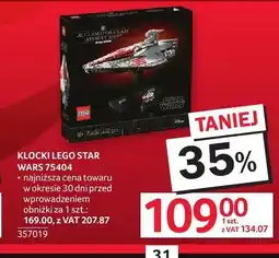 Selgros Klocki LEGO Star Wars 75404 oferta