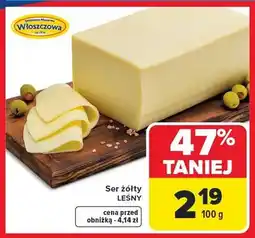 Carrefour Ser żółty Leśny Włoszczowa oferta