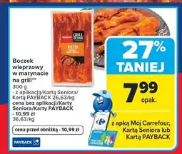 Carrefour Boczek wieprzowy w marynacie na grill Sokołów oferta