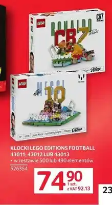 Selgros Klocki LEGO Editions Football 43011 oferta