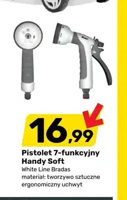 Bricomarche Pistolet 7-funkcyjny Handy Soft White Line Bradas materiał: tworzywo sztuczne ergonomiczny uchwyt oferta