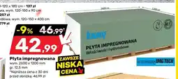 Bricomarche Płyta impregnowana KNAUF wym. 2600x1200mm gr. 12,5mm oferta