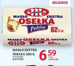 Selgros Masło Ekstra Osełka Polska Mlekovita oferta