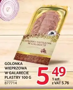 Selgros Golonka wieprzowa w galarecie plastry ZMB Białystok oferta