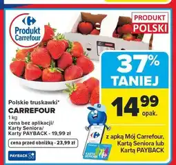 Carrefour Polskie truskawki Carrefour oferta