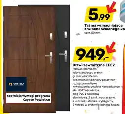 Bricomarche Drzwi zewnętrzne PANTOR EFEZ rozmiar: 80/90cm oferta