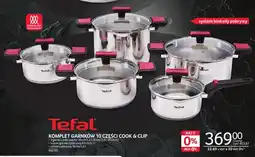 Selgros Komplet garnków 10 części TEFAL Cook & Clip oferta