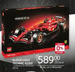 Selgros Klocki LEGO Technic 42207 w zestawie 1361 elementów oferta