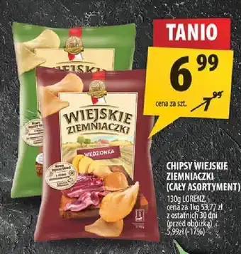Arhelan Chipsy Wiejskie Ziemniaczki oferta