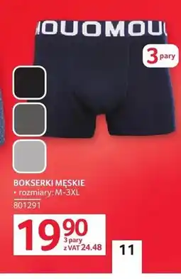 Selgros Bokserki męskie 3-pak oferta
