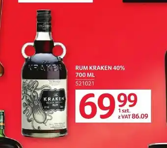 Selgros Rum Kraken 40% oferta