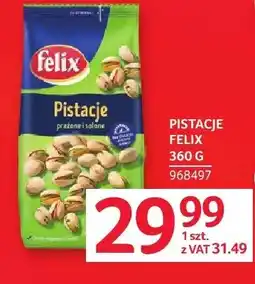 Selgros Pistacje prażone i solone Felix oferta