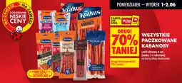 Biedronka Paczkowane kabanosy oferta