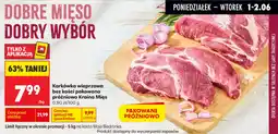 Biedronka Karkówka wieprzowa bez kości pakowana próżniowo Kraina Mięs oferta