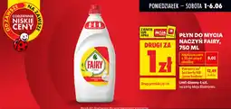 Biedronka Płyn do mycia naczyń fairy oferta