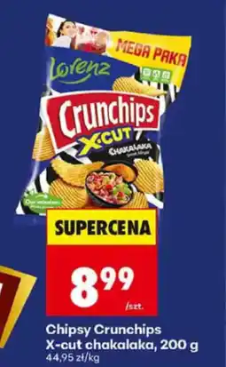 Biedronka Chipsy Crunchips X-cut chakalaka oferta