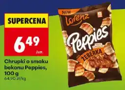 Biedronka Chrupki o smaku bekonu Peppies oferta
