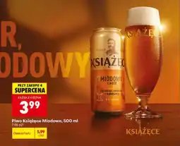 Biedronka Piwo Książęce Miodowe oferta