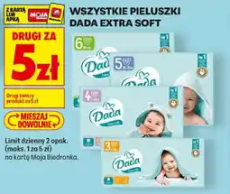 Biedronka Wszystkie pieluszki dada extra soft oferta