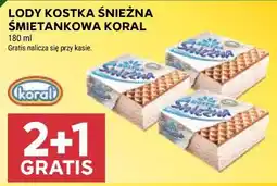 Stokrotka LODY KOSTKA ŚNIEŻNA ŚMIETANKOWA KORAL oferta