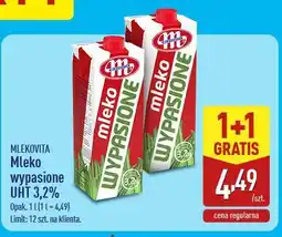 ALDI Mlekovita Mleko wypasione UHT 3,2% oferta