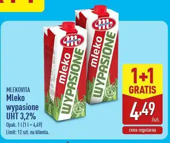 ALDI Mlekovita Mleko wypasione UHT 3,2% oferta