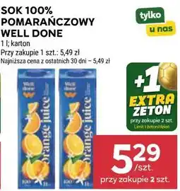 Stokrotka Sok 100% Pomarańczowy Well Done oferta