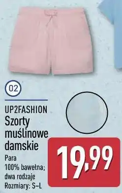 ALDI UP2FASHION Szorty muślinowe damskie oferta