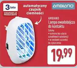 ALDI AMBIANO Lampa owadobójcza do kontaktu oferta