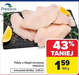 Carrefour Market Filety z tilapii mrożone FREEZCO oferta