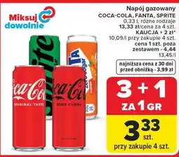Carrefour Market Napój gazowany COCA-COLA, FANTA, SPRITE oferta