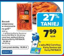Carrefour Market Boczek wieprzowy w marynacie na grill Sokołów Grill House oferta