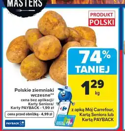 Carrefour Polskie ziemniaki wczesne oferta