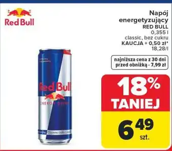 Carrefour Market Napój energetyzujący Red Bull oferta