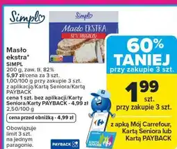Carrefour Market Masło ekstra SIMPL oferta