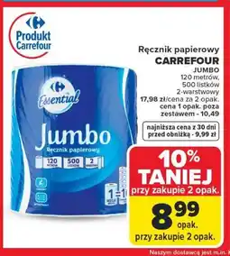 Carrefour Ręcznik papierowy Carrefour Jumbo oferta