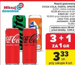 Carrefour Napój gazowany Coca-Cola, Fanta, Sprite oferta
