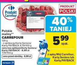 Carrefour Market Polskie maliny CARREFOUR oferta