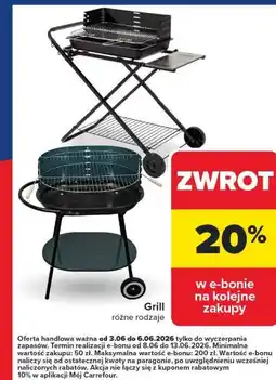 Carrefour Grill różne rodzaje oferta