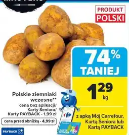 Carrefour Market Polskie ziemniaki wczesne oferta